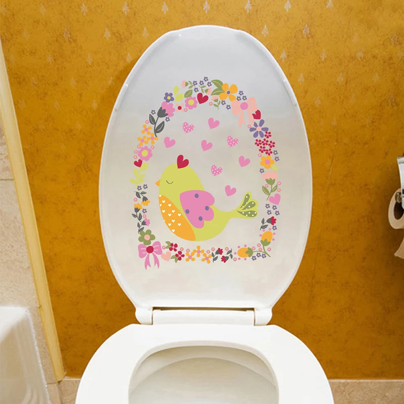 Красочные Птицы Цветочные наклейки на стену для домашнего декора магазина