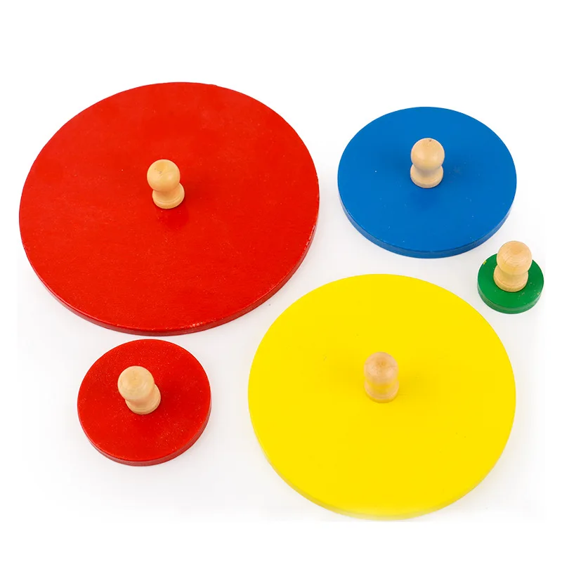 

Children's Montessori Wooden Geometry panel grab board Geometry shape matching wood Baby Early Teaching Educational Puzzle Toys
