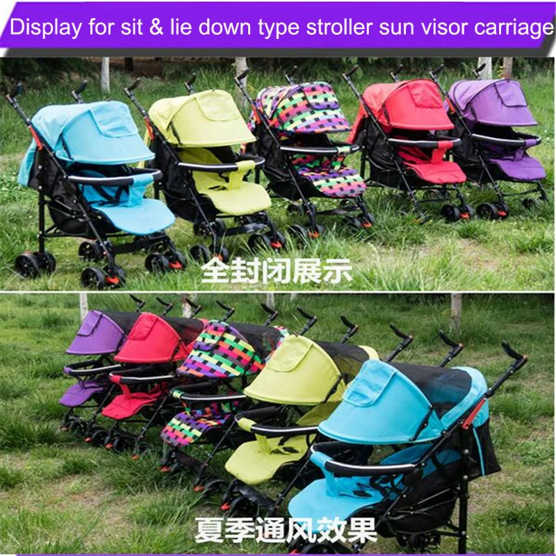 Baby Stroller Sunshield Shade Protection Hood Canopy Cover Prams Accessories Sun Visor Carriage | Мать и ребенок