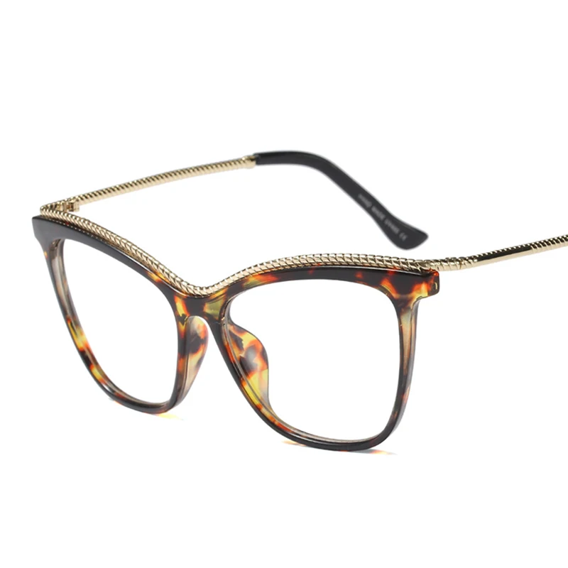 Модные оправы для очков женские негабаритные очки по рецепту оптическая Оправа