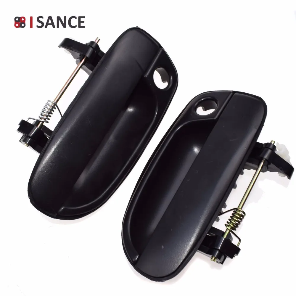 ISANCE черная наружная дверная ручка Передняя Левая Правая 82650 25000 82660 для Hyundai Accent 2000