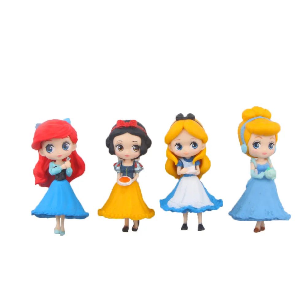 4 шт. мультяшная Русалка Принцесса Aisha Золушка 3d магнит на холодильник