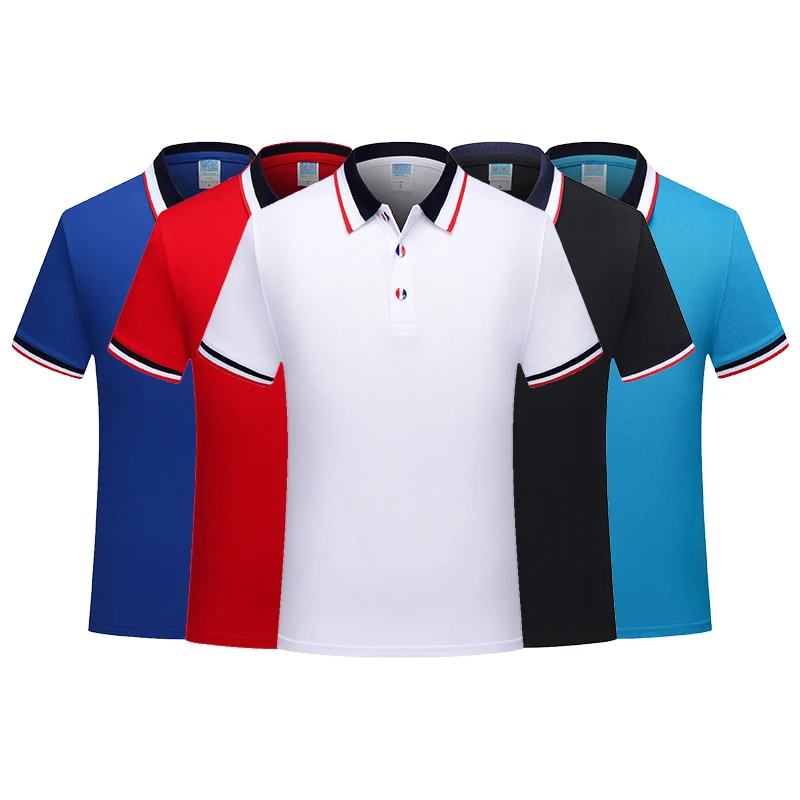 Мужская дышащая футболка поло с коротким рукавом летняя для фитнеса бега