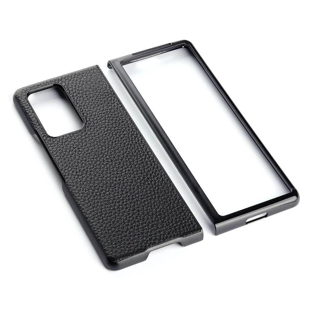 

For Samsung Galaxy Z Fold 2 Case Cover Folding Genuine Leather Shockproof Phone Cases for Samsung Z Fold 2 Fold2 5G Funda Coque