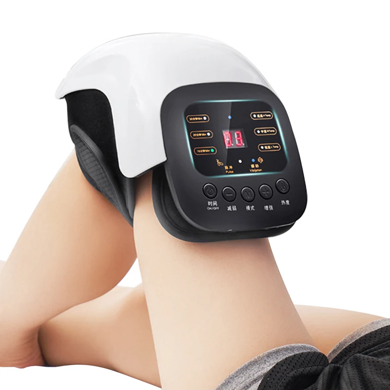 Vibrator Heating Knee Massager Far Infrared Joint Osteoarthritis Shoulder Support Brace Pain Relief Treatment |