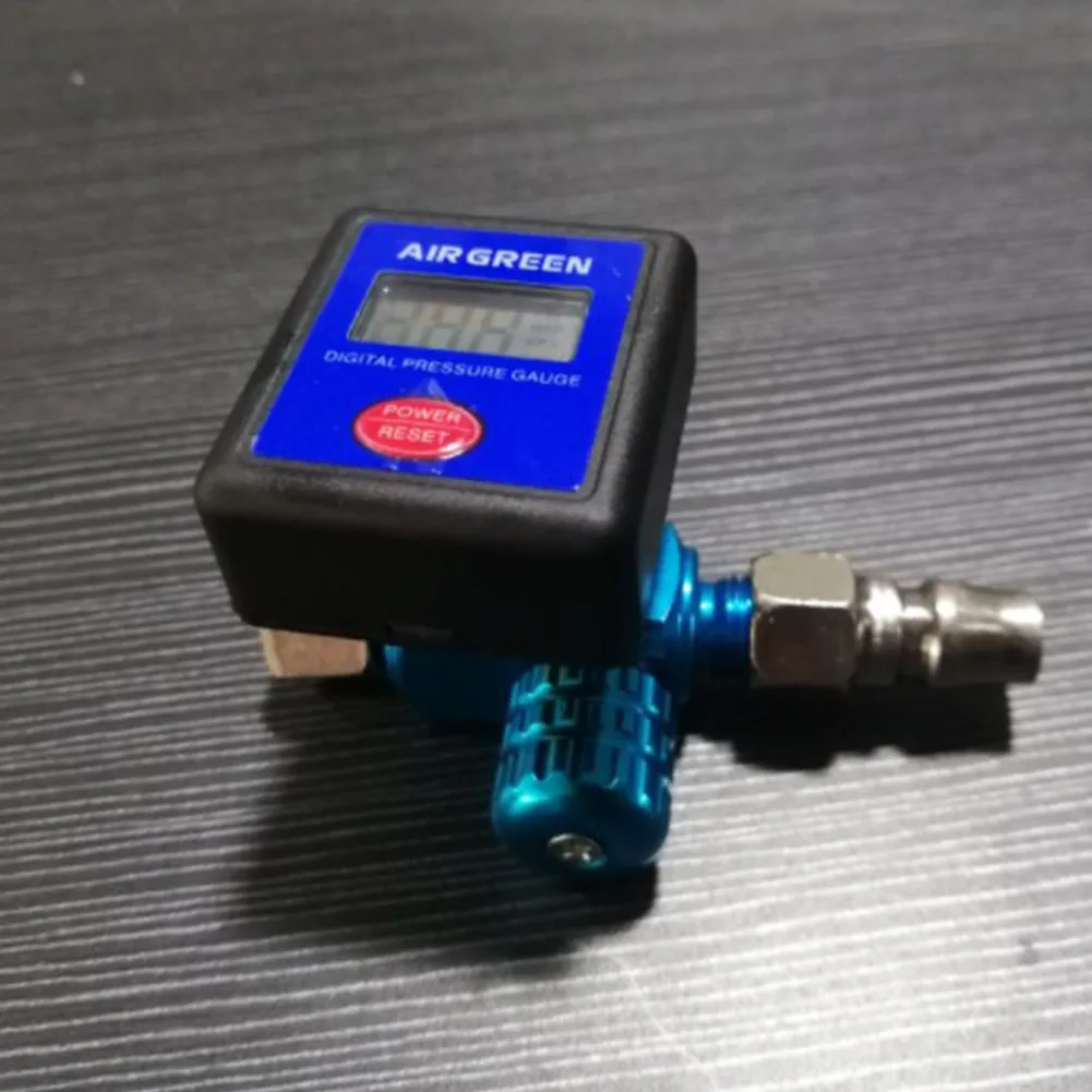 

Replacement Digital Air Regulator Digital Pressure Gauge Aluminum KG/CM² LCD Display
