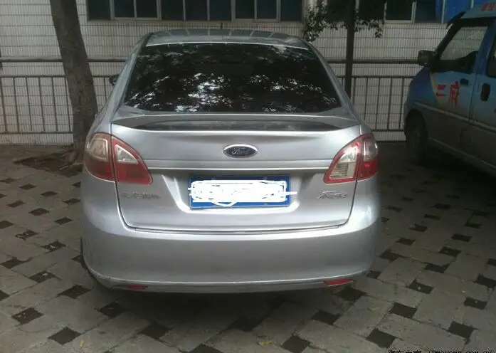 Спойлер для Fiesta 2006 2013 Ford sedan WDK спойлер из АБС пластика заднее крыло автомобиля