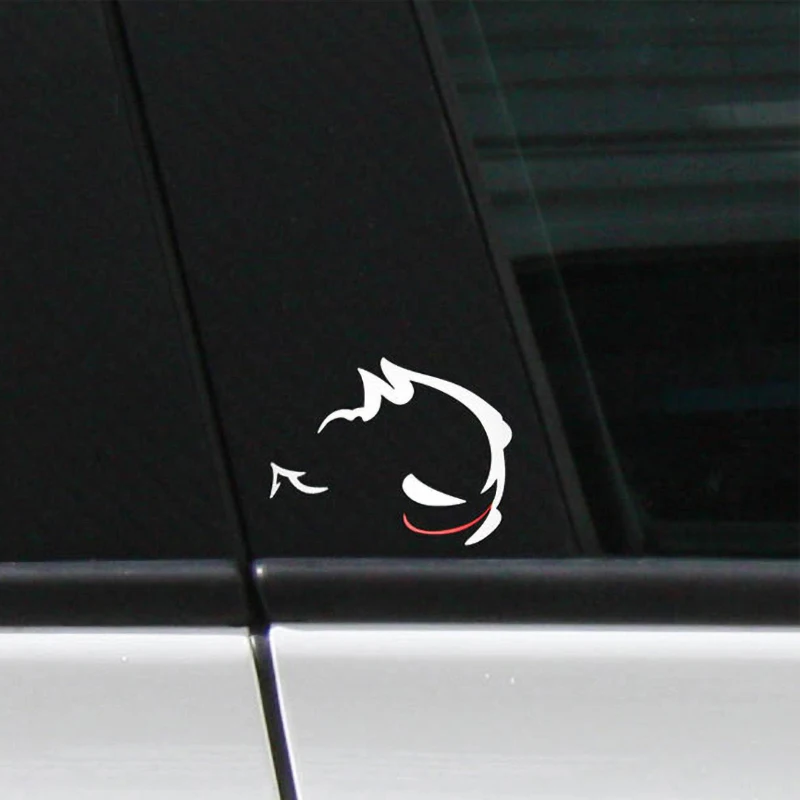 Автомобильная наклейка для Фольксваген злой кролик светоотражающая виниловая 2