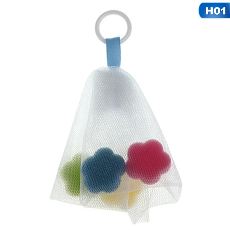 

Wash Face Soap Foaming Net Skin-friendly Bath Shower Soap Blister Bubble Dual Mesh Body Cleaning Soap Bag for Bath Tools