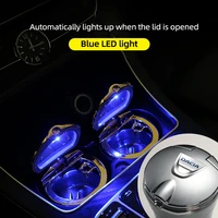 creative car ashtray for dacia duster logan sandero lodgy dokke comes with lid and led lighting car ashtray interior accessories