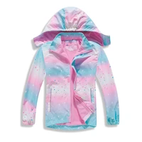 autumn waterproof baby girls hiking jackets warm fleece printed child coat spring children outerwear kids outfits 3 12 years old