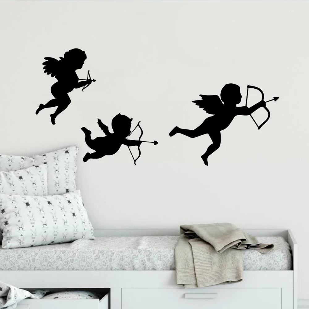 

3D Купидон домашний Декор наклейки на стену Водонепроницаемый настенные наклейки в комнату декорация Украшения в спальню настенные наклейк...
