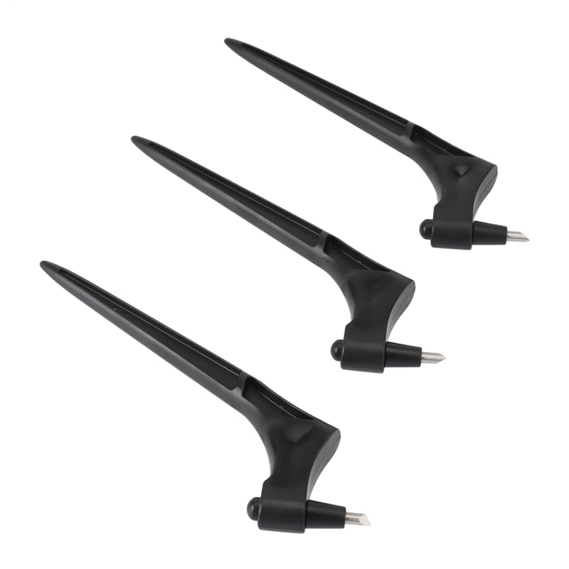 3 ремесленных инструмента нож из нержавеющей стали вращающийся на 360 градусов