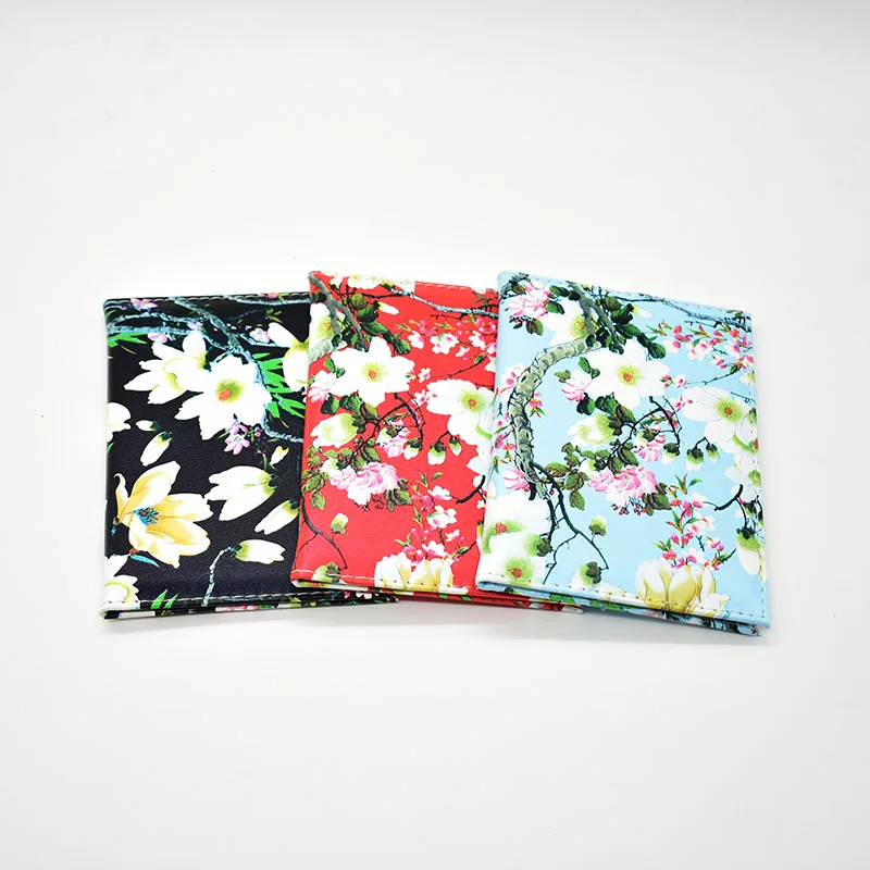 Модная дорожная Обложка HEQUN для паспорта женщин из искусственной кожи держатель