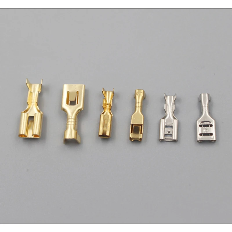 

150pcs 6.3MM 2.8MM 4.8MM 4.0MM Male Female Car Spade Connector Splice Crimp Wire Terminals for Motorcycle Bike Car