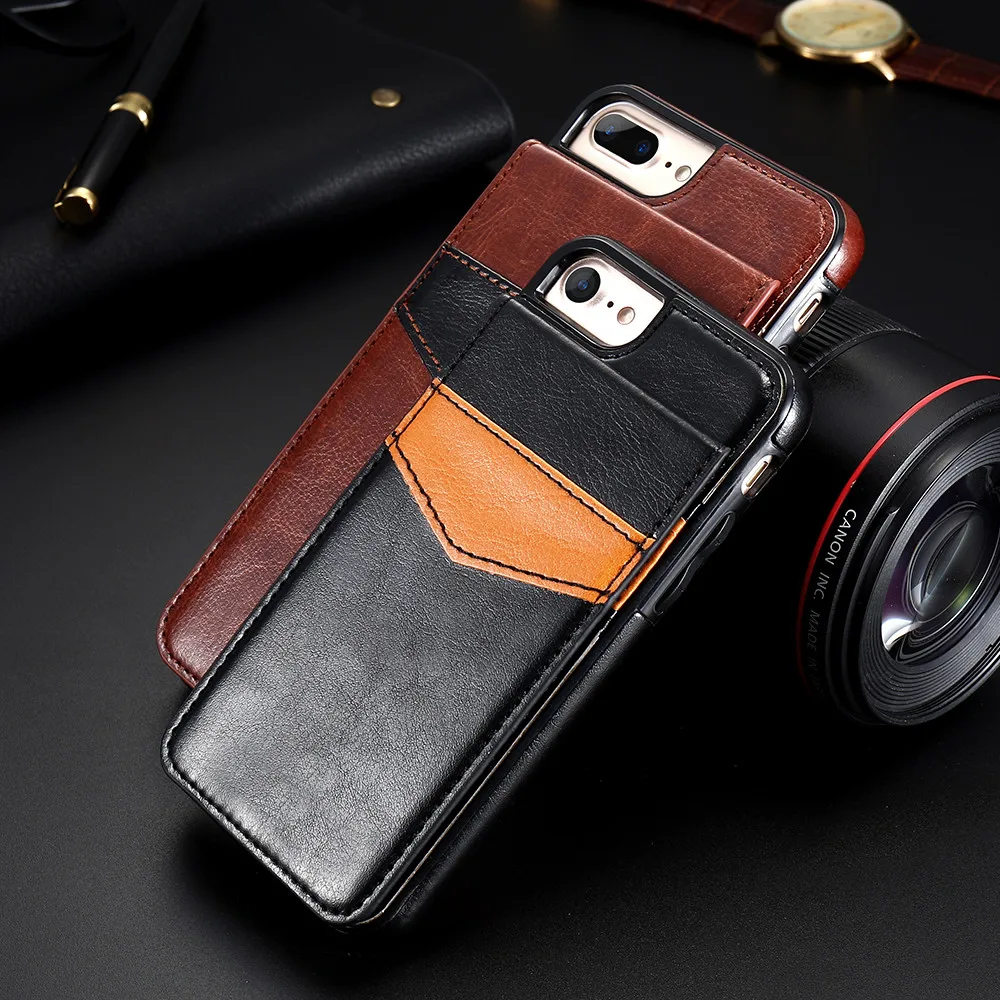 5S Новое прибытие Кожа PU Мода Роскошь Грязь упорно / Антидетонационные Wallet чехол