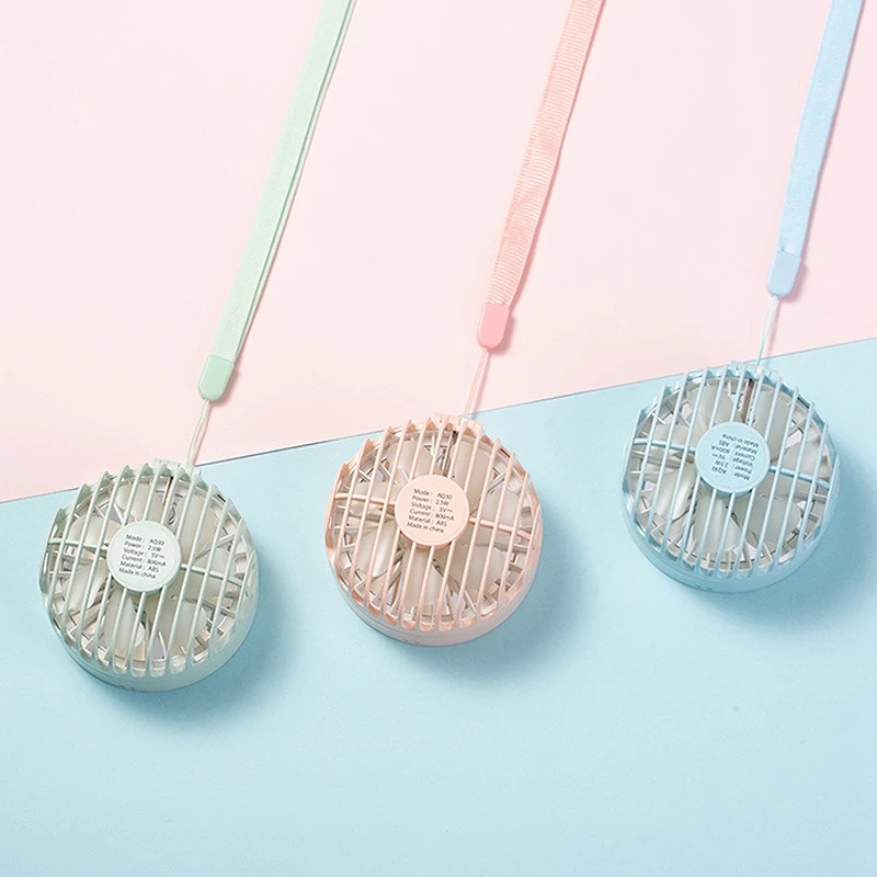 

USB Fans Girl Handheld Fan Fashion Versatility Makeup Mirror Fan Compact USB Charging Mini Fresh Style Desktop Fan for Home, Off