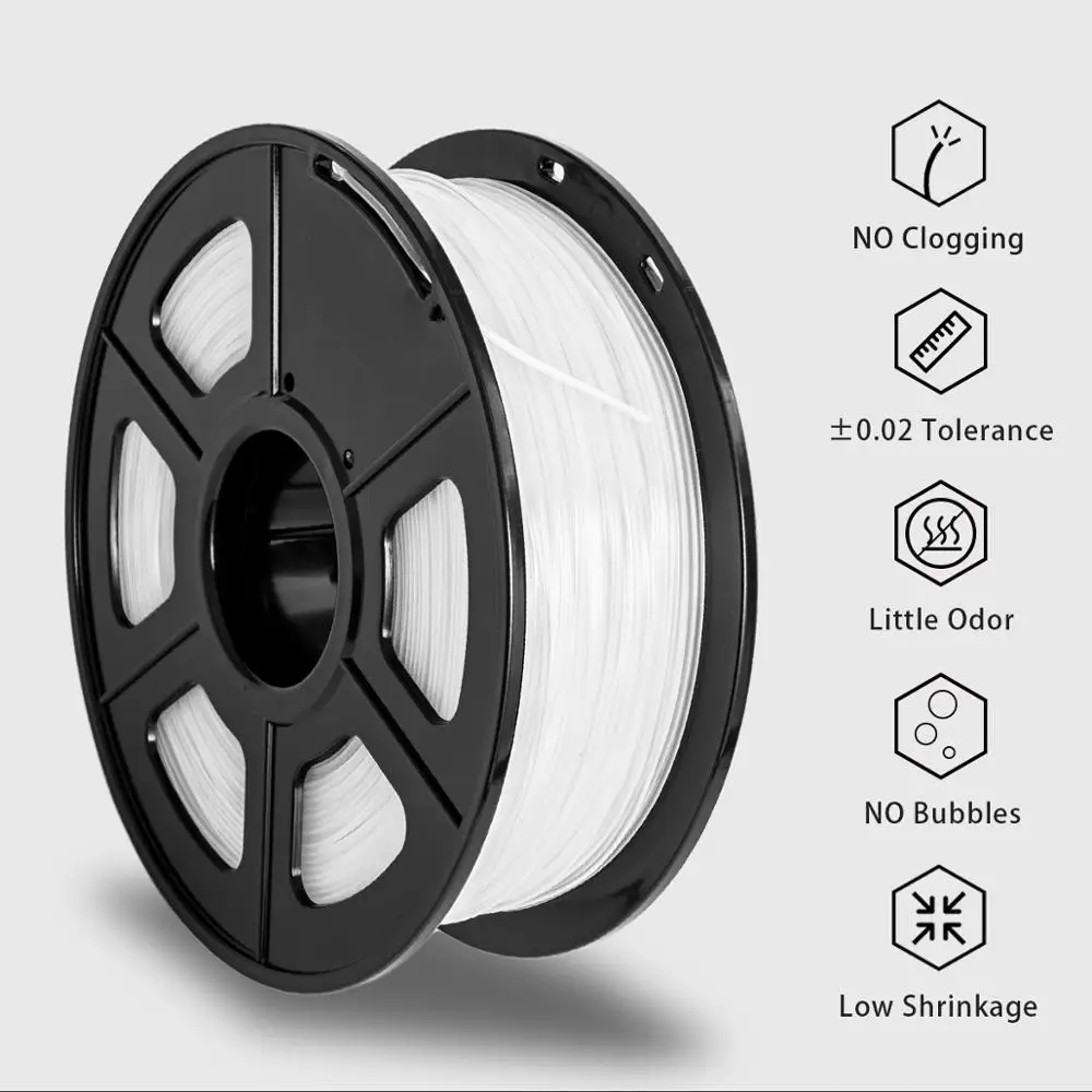 Нить PLA прозрачная 1 кг/катушка 75 мм нить для печати материалы 3D принтера ручки