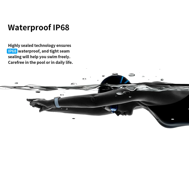 SENBONO 2020 полноразмерный сенсорный экран женские Смарт часы мужские IP68