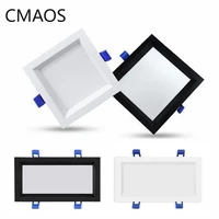 15w24w30w square led panel light recessed kitchen bathroom ceiling lamp double grille rectangular dimmable