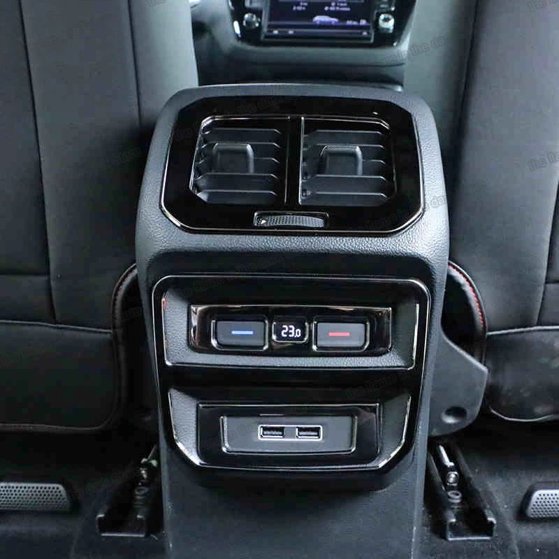 Lsrtw2017 Abs Автомобильный задний подлокотник вентиляционная отделка для Volkswagen Tiguan