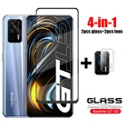 Стекло на Realme GT 5G полное покрытие закаленное стекло для Oppo Realme GT Neo 5G HD Full Glue защита экрана телефона Realme GT 5G стекло
