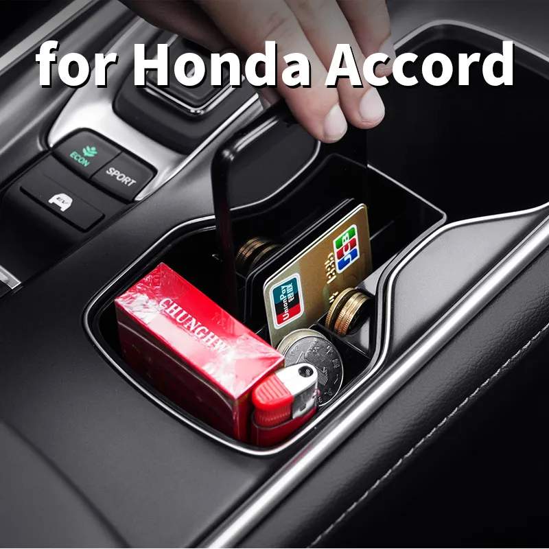 

In-vehicle Storage Box Central Control Cup Holder Storage Box Decorative Accessories For Honda Accord 10th 2018 2020 2020