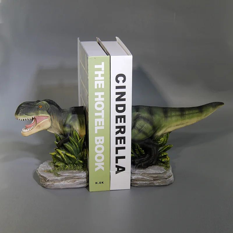 Creative Office Learning Dinosaur Bookend Student Bookend Table Storage Books Rely On Modern Minimalist Resin Crafts Ornaments