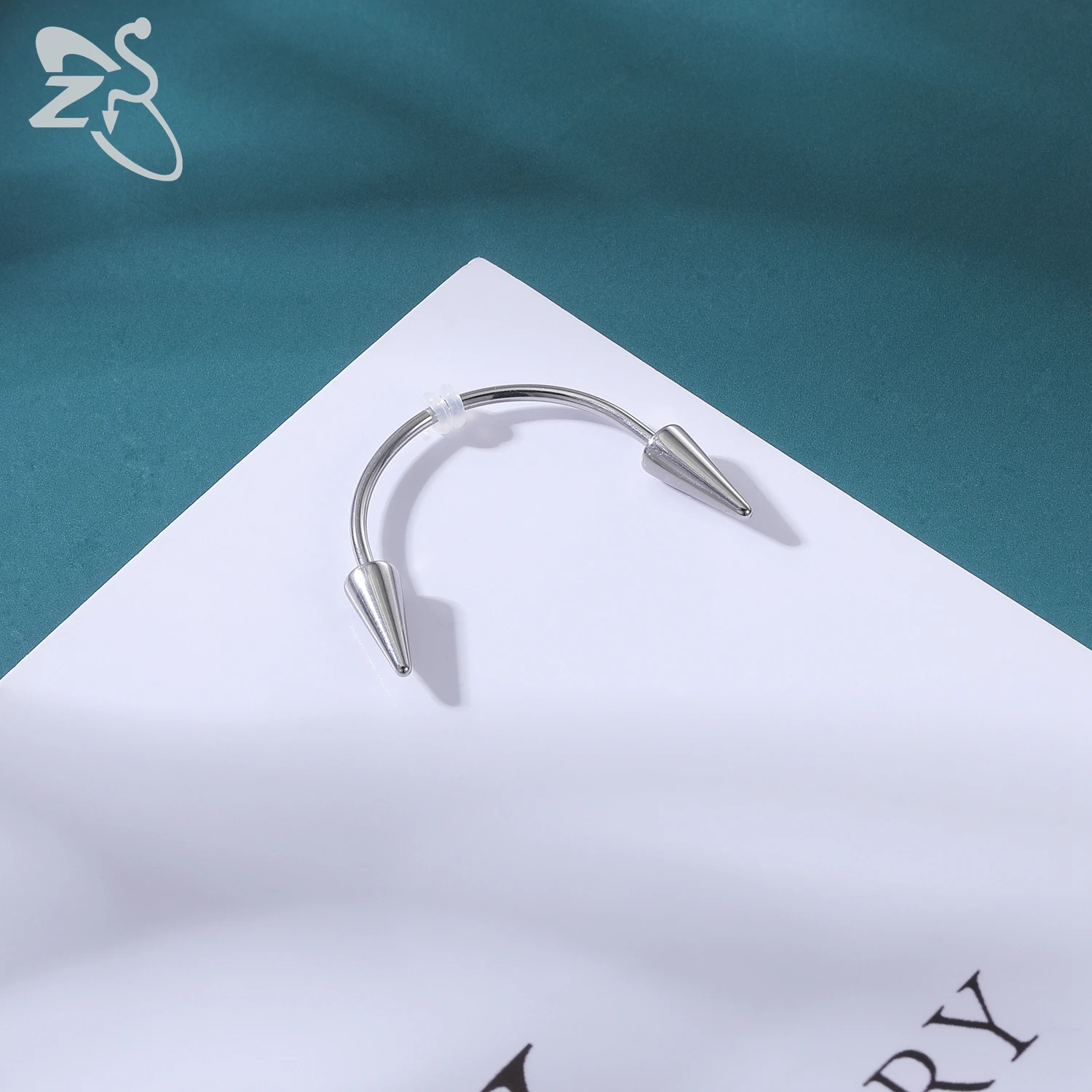 ZS 3 шт./лот Дракула пирсинг для ногтей в стиле панк 316L из нержавеющей стали со