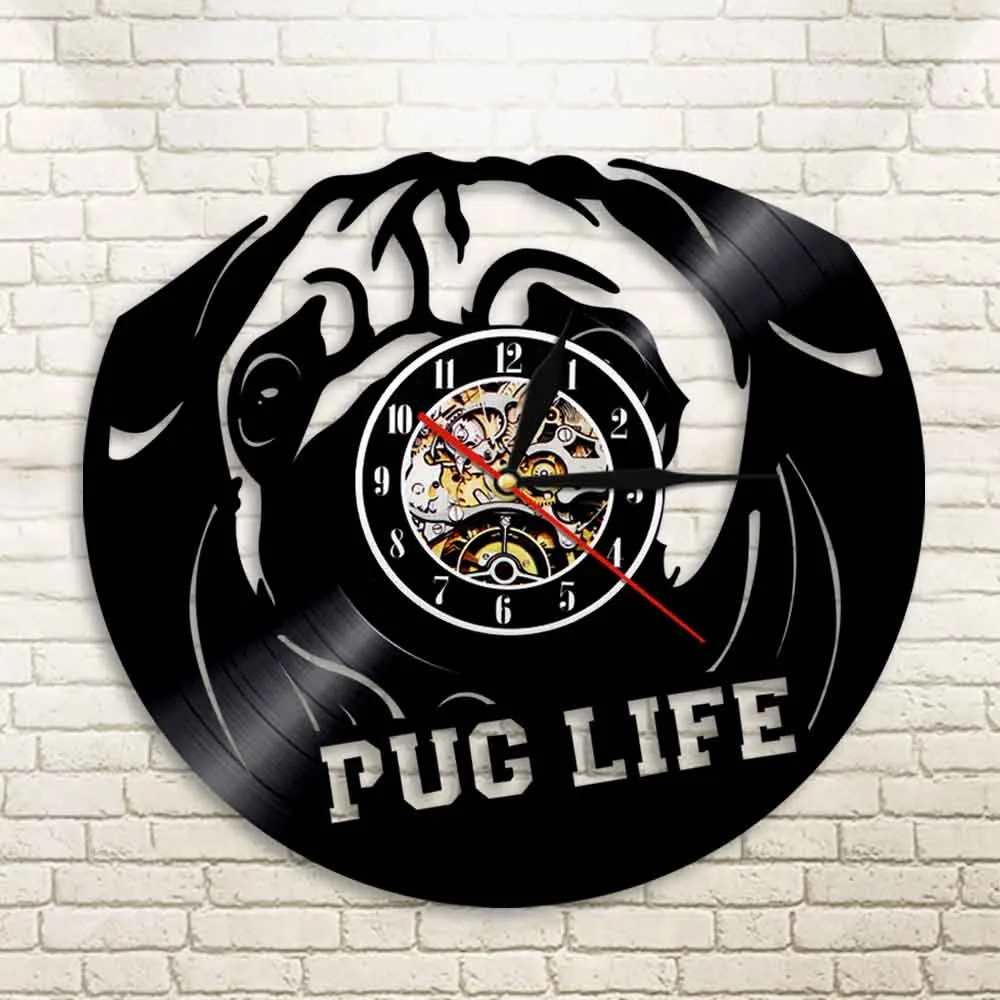 Настенные часы с изображением английских бульдогов собак британских пород