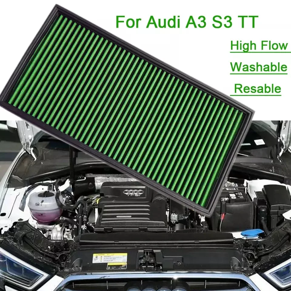 

Replacemet Air Filter Fit for Audi A3 S3 TT For Volkswagen Beetle Skoda Octavia Golf Polo High-Flow Air Intake Air Clean
