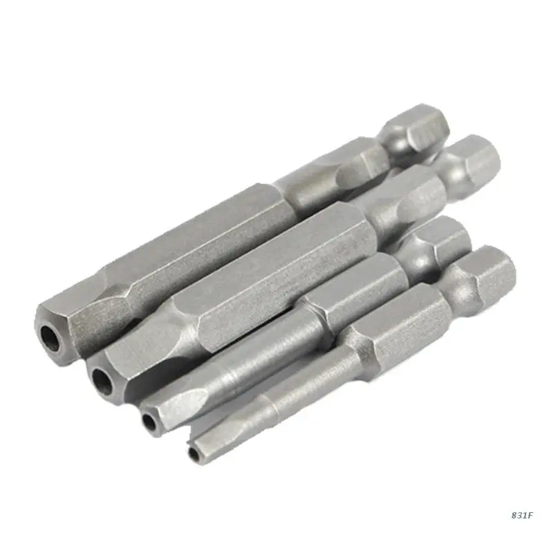 

Hex Head A-llen Wrench Drill Bit Set 4 Pieces Quick Release Shank Magnetic Screwdriver Bit Set for Assembling Furniture