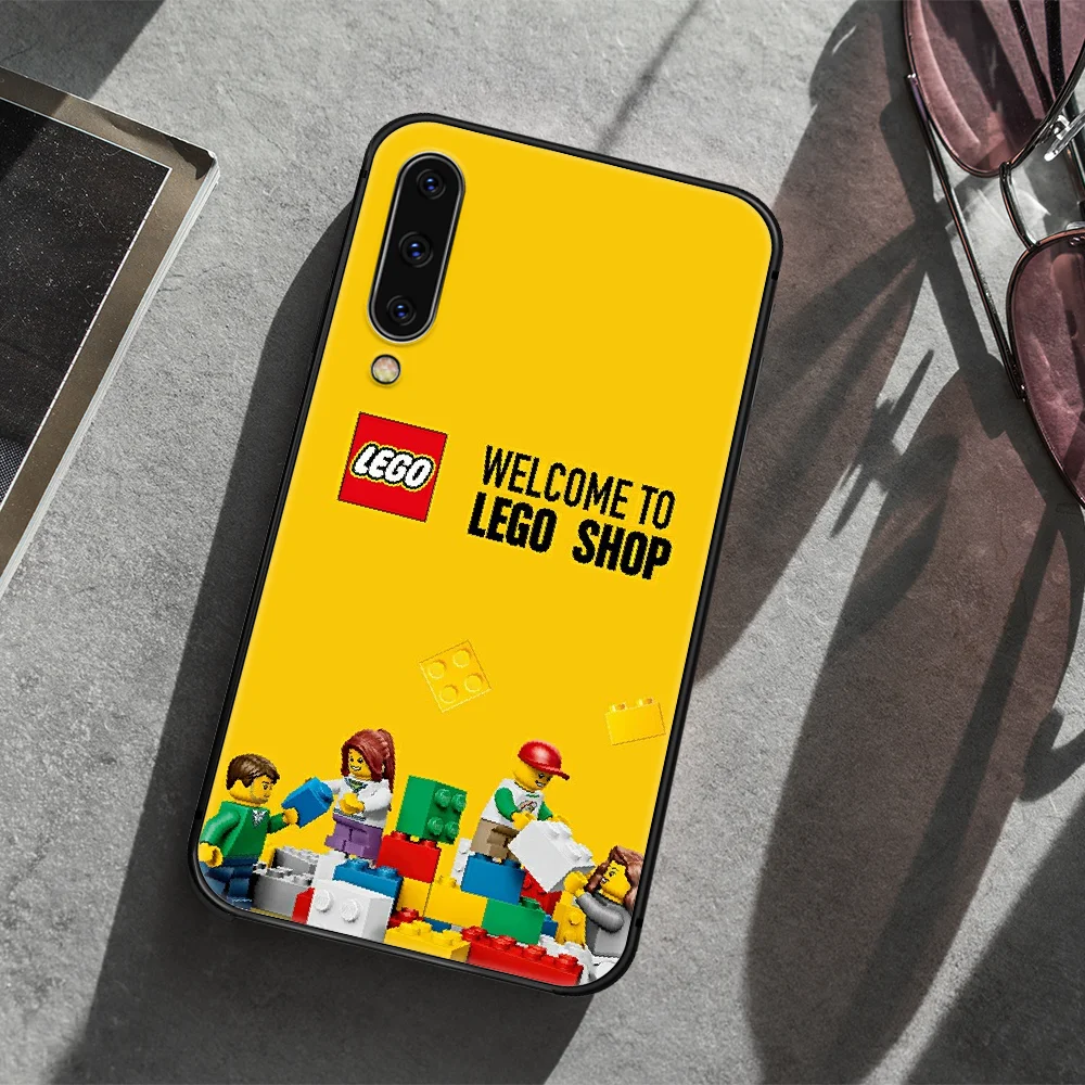 

LEGOs Phone Case Cover For Samsung Galaxy A10 A11 A20 E A21 A30 A40 A41 A50 A51 A70 A71 A81 S black Waterproof 3D Etui Pretty