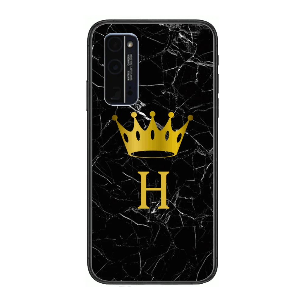 

Goddess crown Phone Case Hull For Huawei Honor 8 9 10 20 30 A S Lite Pro 5g i Black Back Soft Cell Cover Pretty