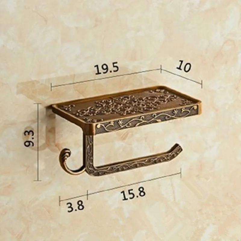 Набор аксессуаров для ванной комнаты держатель белой бумаги пространство