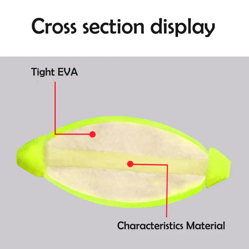 100 шт. флуоресцентная пена традиционная леска поплавок космические бобы стопор
