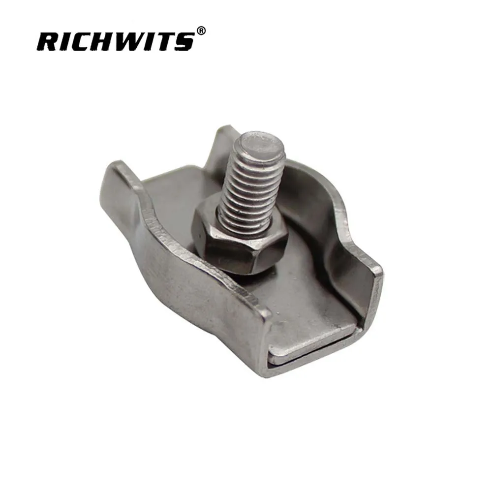 Зажимы для троса из нержавеющей стали 304 зажимы кабелей тросов M2 M10 стальных