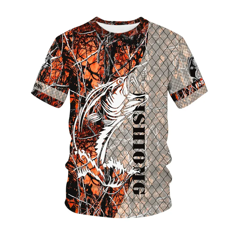Men and Women 3DT Printed Short Sleeve T-shirt Big Fish Shirt T-shirt Hip Hop T-shirt Fashion Casual Style S-6XL New 2021