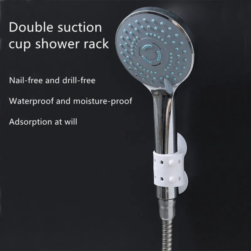 

Silicone Shower Head Holder Suction Cup Holder No Drilling, Seamless, Self Adhesive, Bathroom Supplies