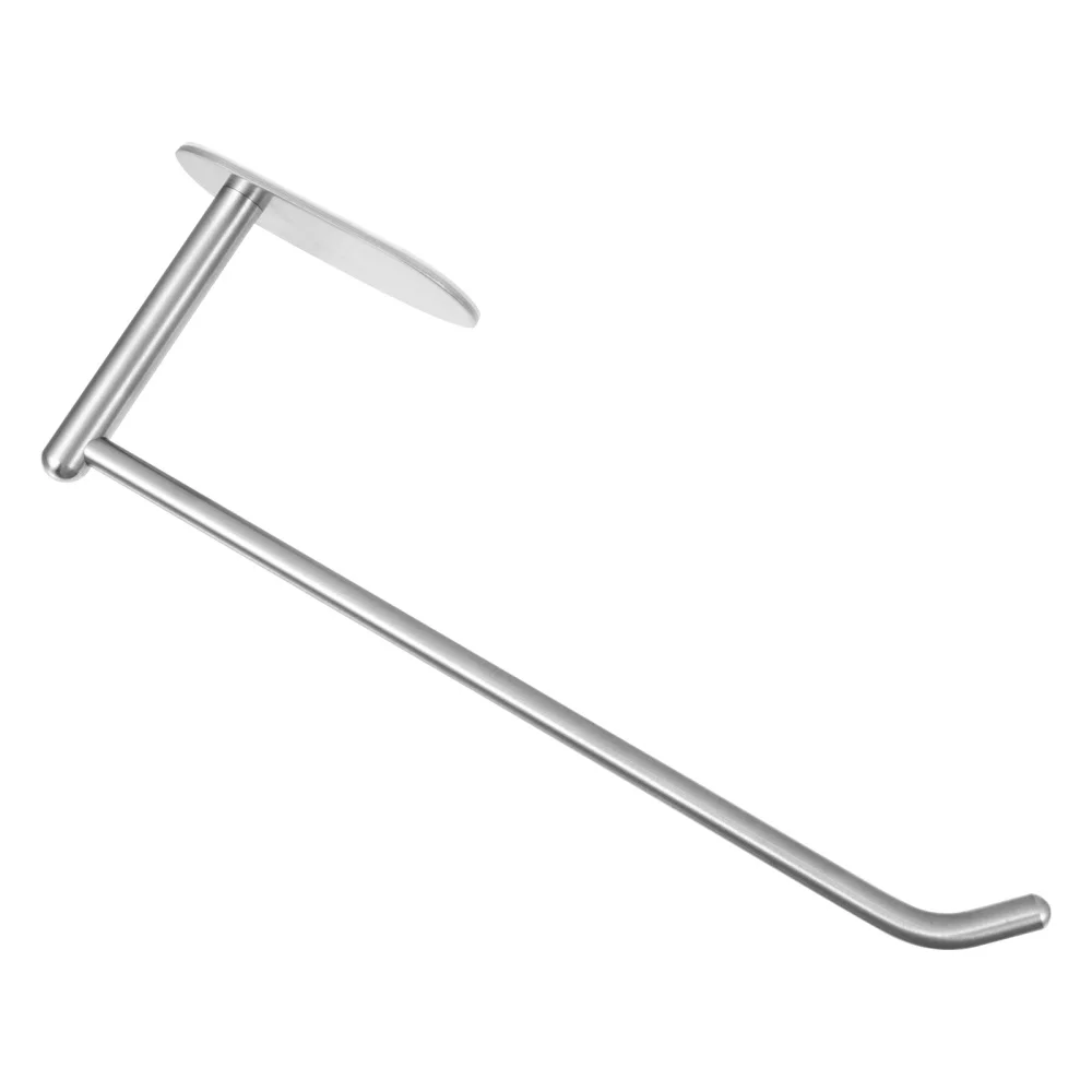 

1pc Long Towel Rack Stainless Steel Towel Holder Rack Roll Paper Hanger