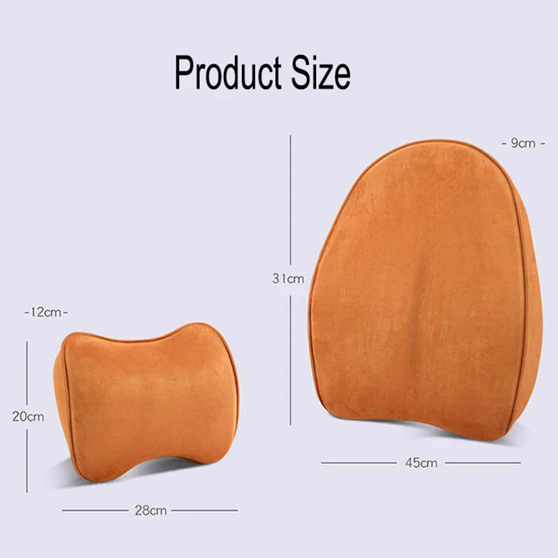 

JINSERTA Car Pillow Maybach Design S-class Neck Pillow Seat Cushion Support Headrest High Quality Fabric Pillow Accessories
