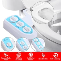 toilet seat bidet sprayer bidet attachment fresh water spray non electric mechanical shower nozzle cold and hot water