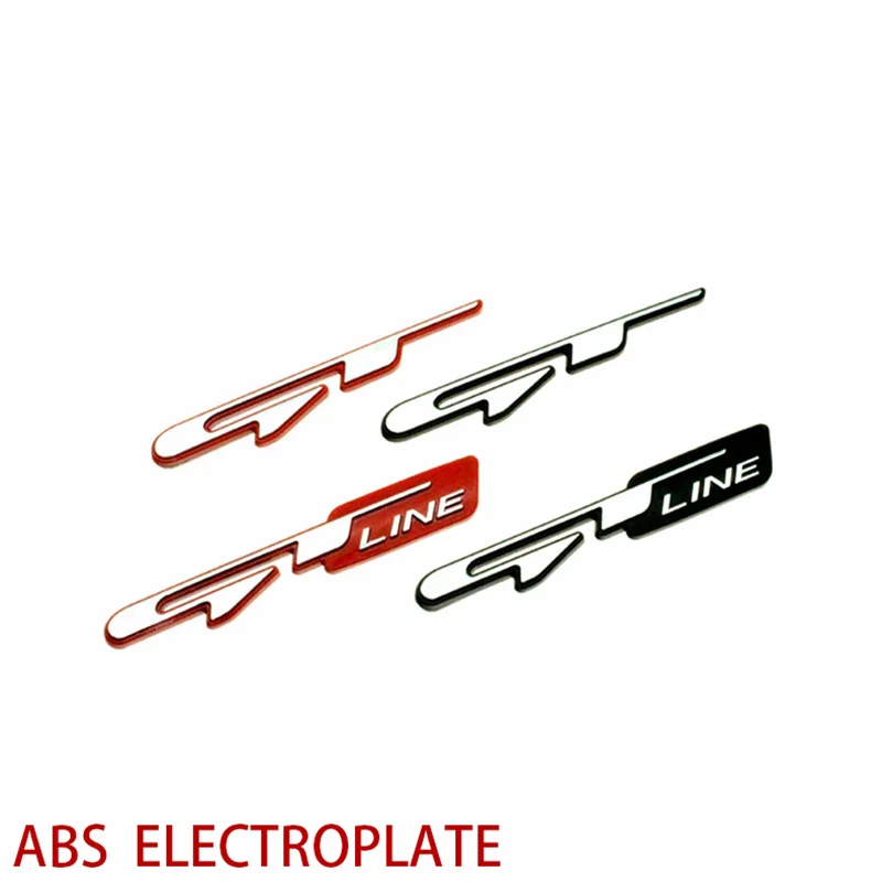 ABS покрытие GTline логотип Подходит для Sonata Kia GT LINE ELANTRA Sportage Stinger KX5 K3 K4 K5 Наклейки