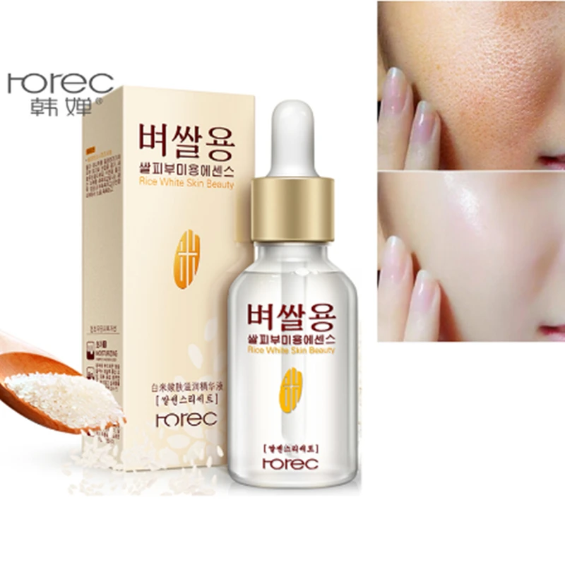 ROREC белая рисовая сывороточная эссенция увлажняющий против морщин Анти аллергия