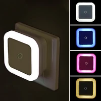 wireless led night light sensor lighting mini eu us plug lamp for children kids living room bedroom lighting