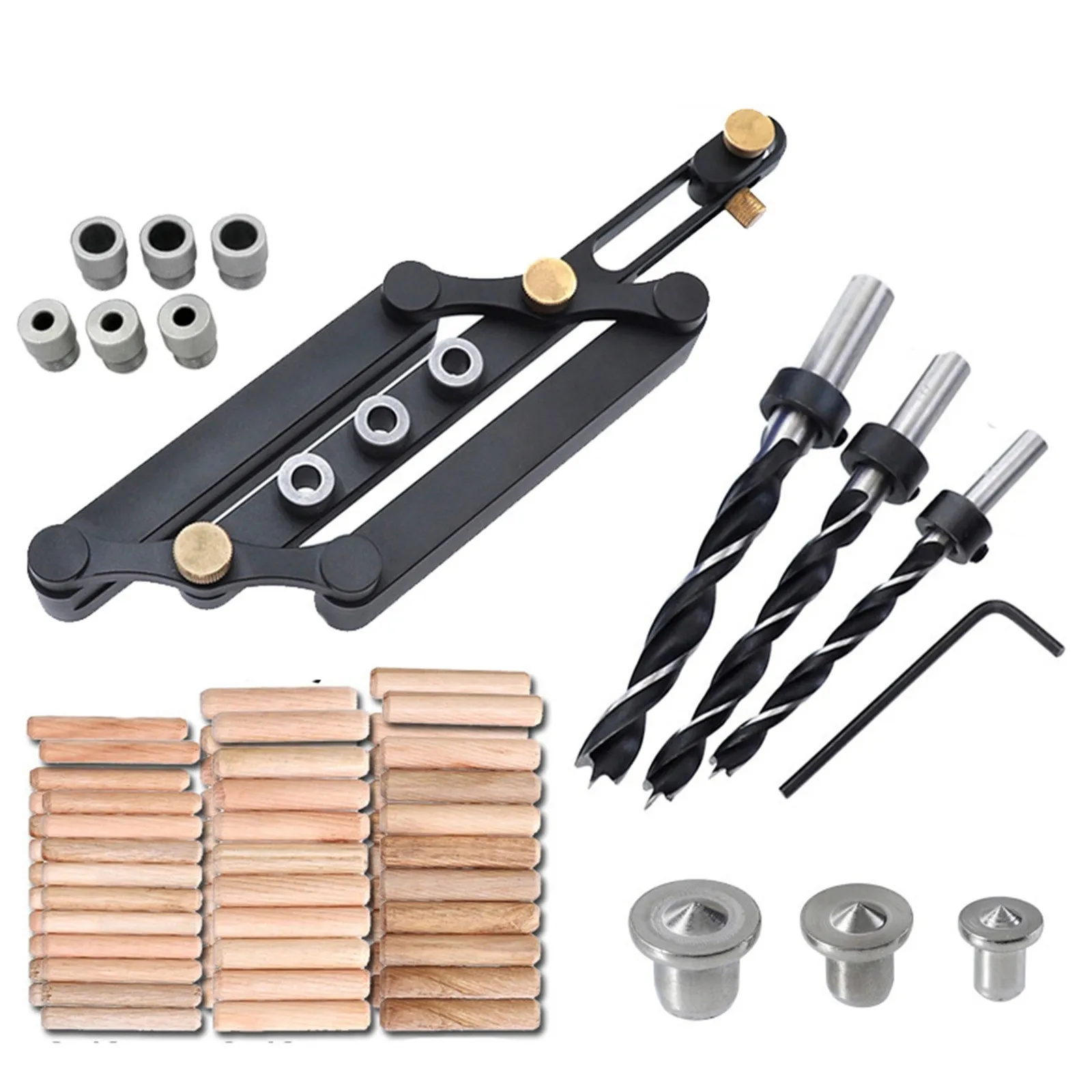 Деревообрабатывающие Самоцентрирующиеся дюбели Ji g для дюбелей 6/8/10 мм дрель Guid