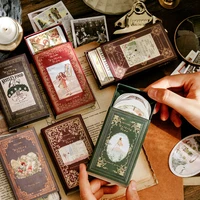 60pcsbox walking town series decorative stationery stickers scrapbooking diy diary album retro fairy stick lable