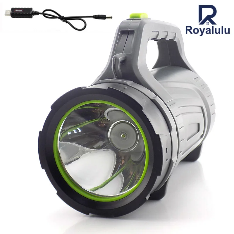 

Перезаряжаемый суперяркий фонарик USB, мощный фонарик дальнего действия, светодиодный фонарик, поиск Linterna