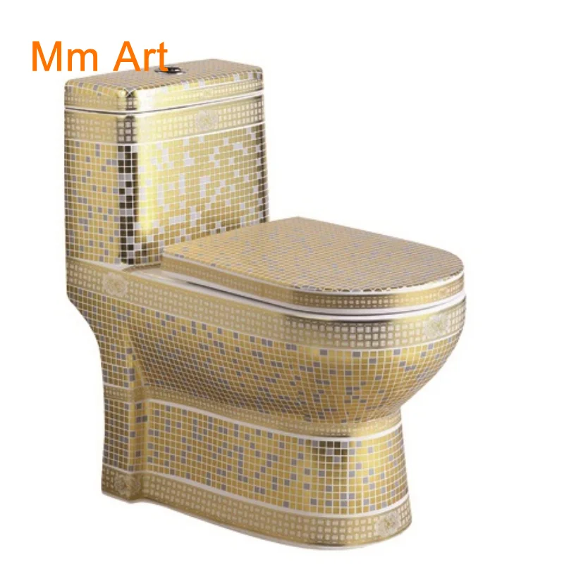 Европейский стиль художественный Золотой цельный туалетный инструмент