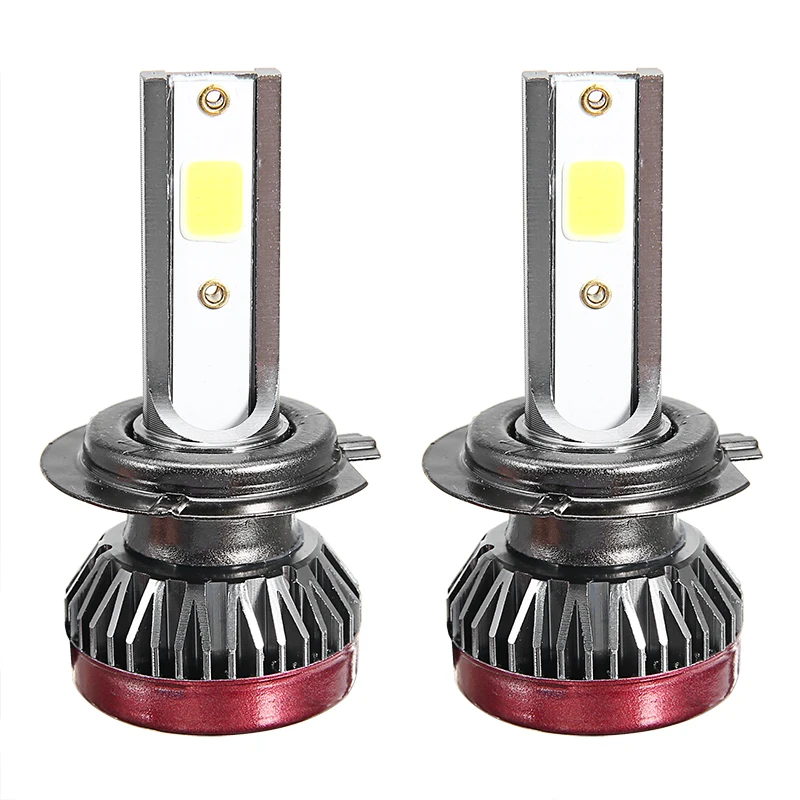 Mayitr 2pcs Car Auto H7 LED Headlight Kit 200W 20000LM Hi/Lo Beam Bulbs Light DC 9-32V 6000K Lamp | Автомобили и мотоциклы